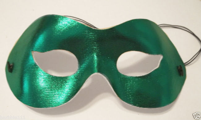 Wedding & Theater Mask-Halloween Heroic Men's Gold/Silver Masquerade Ball Mask 