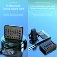 thumbnail image 2 of F9 Live Sound Card Wireless Singing Sound Card with Live Broadcast Studio Singing and Recording Voice Changing, 2 of 5