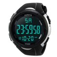 thumbnail image 3 of Jumpingount Man Watch Waterproof Stylish Sports Date Outdoor Birthday Watches Electronic Indoor Wristwatch Display Festival Home Gifts Relojes Plata Jumpingount SB1842-03B, 3 of 6