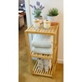 thumbnail image 4 of Eccostyle 3 Tier Solid Bamboo Slatted Shelf - Natural, 4 of 7