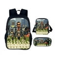 toilet student schoolbag threepiece set skibidi toilet game peripheral