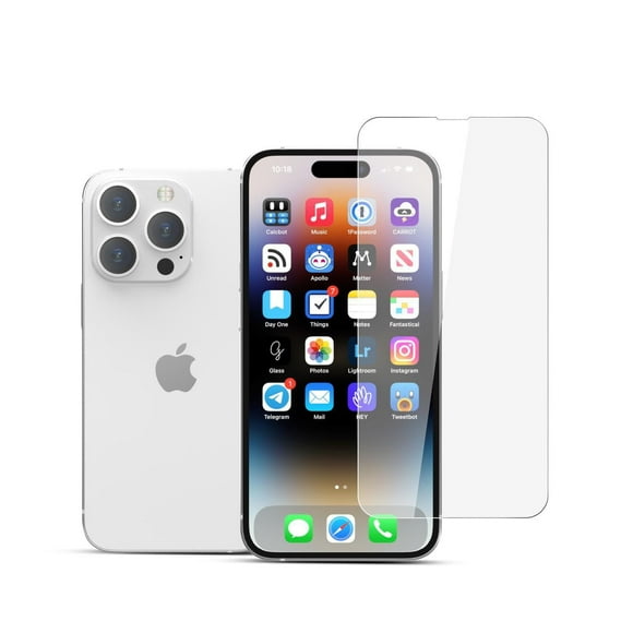 22 cases Tempered Glass Screen Protector iPhone 15 Pro Max