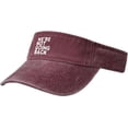thumbnail image 2 of We're Not Going Back Hat Sun Visor Funny Sun Visors Hats for Men Summer, 2 of 8