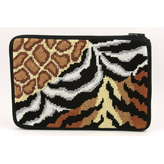 Cosmetic Purse - Animal Skins - Needlepoint Kit