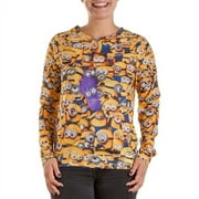 Despicable Me Juniors' Sublimation Jersey Pullover "Minions Purple"