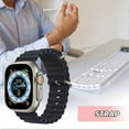 thumbnail image 3 of Watches Adjustable Strap With Comfortable Ocean Double Buckle Design For Iwatch Watch And Ultra, 3 of 4