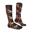 thumbnail image 4 of Lsque Rose Flowers Printed Crew Socks Men's Women's LightWeight Thin Casual Calf Socks ,Knee High Socks,Cotton Socks, 4 of 9