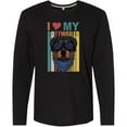 thumbnail image 3 of Inktastic I Love My Rottweiler Dog Long Sleeve T-Shirt, 3 of 5