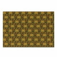 thumbnail image 1 of Zambia Cutting Board, Kenya Motif Geometrical Effects Print, Decorative Tempered Glass Cutting and Serving Board, Small Size, Yellow Brown Green, by Ambesonne, 1 of 1