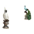 thumbnail image 1 of Estatua De Loro Y Pavo Real, Escultura De Resina, Figura Decorativa De Interior, Elegante Adorno De Mesa Para Escritorio, Mesa, Centro De Mesa, Dormitorio, Oficina, Sala De Estar, Chimenea,, 1 of 8