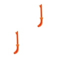 thumbnail image 4 of HOMEMAXS 2 pcs  Practical Woodworking Handle Auxiliary Handle Woodworking Supply (Orange), 4 of 8