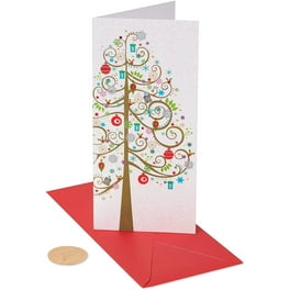 Christmas Mini Gift Card Envelopes Gold Border 50 Pack 50 PCS Merry  Christmas Gift Card Envelopes With Gold Border - Mini Holiday Card Sleeves  For Notes, Credit Cards, Invitations (2.7'' X 3.9'',
