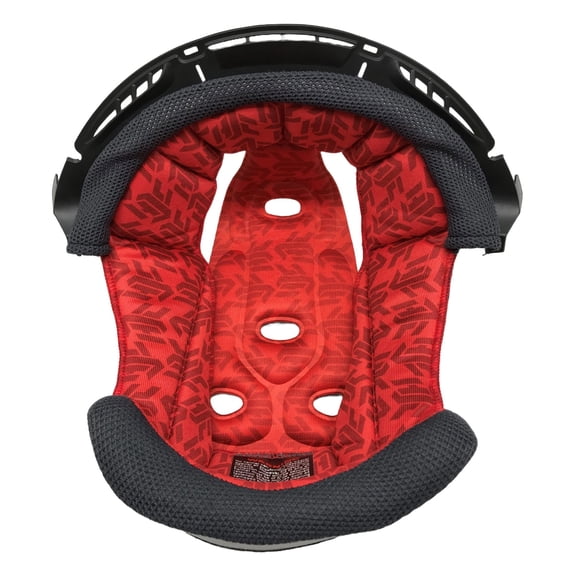 HJC FG-X Helmet Top Inner Liner Pad Red XL (12mm)