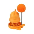 thumbnail image 4 of Juguete interactivo para gatos, pelota para lamer, masticar, golosina de pared giratoria, bocadillo para gatos, bola comestible para ventanas, pared d Naranja, 4 of 8