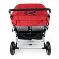 thumbnail image 3 of Foundations Gaggle Jamboree 6-Seat Folding Daycare Stroller with UV Canopies, Reclining Seats, Red/Black, 3 of 9