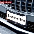 thumbnail image 4 of 2Packs License Plate Frames with Black & Brown Gradient Fluid Pattern Design Includes Screws & Caps Full Accessories Included Size 6. 3x12. 2inch(16x31cm), 4 of 8