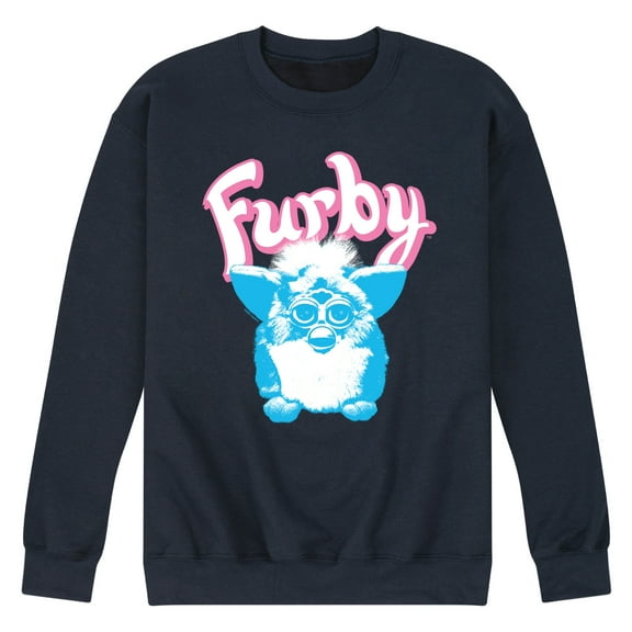 Furby - Photoreal Furby Logo - Men's Crew Fleece Sweatshirt