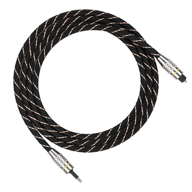 Mini Toslink To Toslink Cable, Toslink To 3.5mm Cabl SPDIF Gold Plated Optical Fiber HiFi Sound For DVD / CD