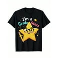 thumbnail image 1 of Girls & Boys "Star Theme Cotton Graphic Tees, Back To School Clothes Girls, Casual Style Summer Shirts With Cartoon Star Pattern, Gift For First Day of School, Round Neck Short Sleeve T-Shir, 1 of 6