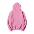 thumbnail image 3 of Women’s Casual Hoodie – Oversized Long Sleeve Pullover Sweatshirt with Pockets, Perfect for Fall Winter School, Gym, Travel, and Outdoor Wear Pink, 3 of 5