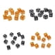 thumbnail image 1 of Paquete de 40 Dados Acrílicos D6, Dados Poliédricos de 6 para DND RPG, Enseñanza de Matemáticas, Suministros de s de Azar, negro yotijar Dados poliédricos, 1 of 10