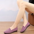 thumbnail image 2 of Women's Comfortable Shoes Loafer Casual Fly Weaving Natural Driving Fashion Flats Breathable Nurse Walking Ladies Slip On Shoes, 2 of 6