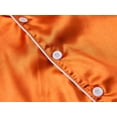 thumbnail image 4 of Pajamas for Girls – Burnt Orange Satin Button Up 2-PC Tween & Teen Pyjamas PJS Kid Size 12, 4 of 7