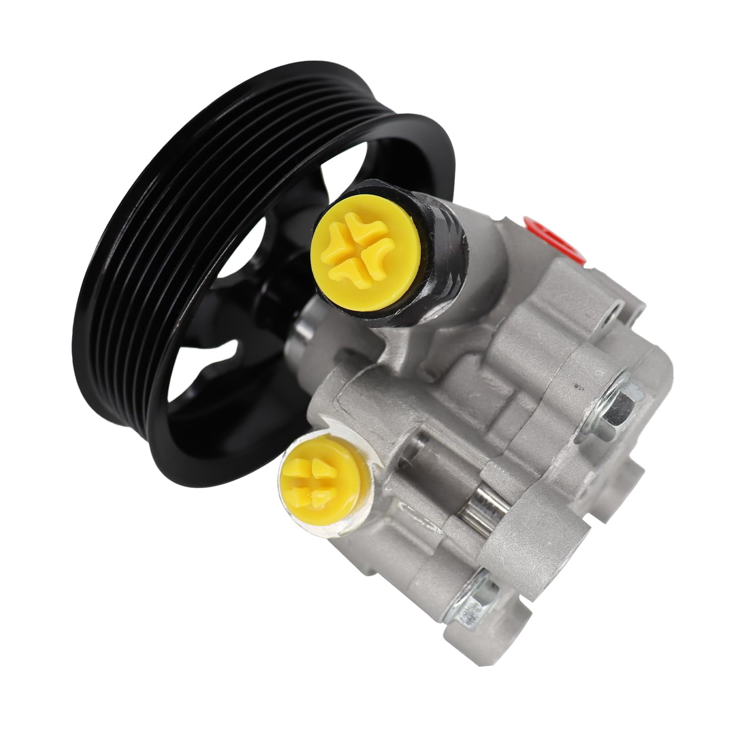 Detroit Axle - 2.4L Power Steering Pump for 01-07 Toyota Highlander 2002 2003 2004 2005 2006 Power Steering Pump with Pulley Replacement 21-5364