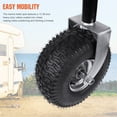 thumbnail image 4 of golytefs Beach Boat Trailer Jack 13.38in Trailer Jack Wheel Heavy-duty Bolt-fixed Swivel Tongue Jacks 2000 Lbs Capacity 11in Vertical Load (Black), 4 of 7
