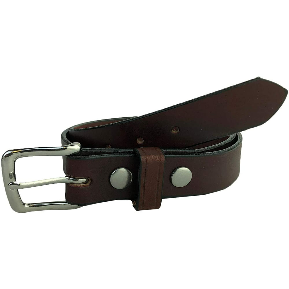 Vundahboah Amish Goods - Handmade Amish Men's Leather Belt Crafted ...