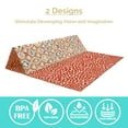thumbnail image 5 of JumpOff Jo Large Foldable Kids Foam Play Mat, Padded Baby Floor Mat, 70 x 59 in - Boho Hearts, 5 of 8