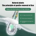 thumbnail image 4 of Green Lice Shampoo (A) $ Lice Shampoo Children's Head Lice Shampoo Lice Cleaner Remove Pubic Lice Stemona Tincture Little Girls Hair Lice Egg Remover, 4 of 5