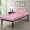 Pink, variant on Gilbins Cot Size 30" x 75"x8 Sheet Set 4 Piece Fitted Flat 2 Pillowcases, Made of Cotton, Perfect for Camp Bunk Beds/RVs/Guest Beds Gray