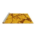 thumbnail image 2 of Ahgly Company Machine Washable Indoor Rectangle Abstract Yellow Modern Area Rugs, 5' x 7', 2 of 4