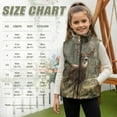 thumbnail image 7 of Uorisanigo Girls Boys Zippered Vest Puffy Camo Deer Hunting Fleece Jacket Fall Winter Trendy Sleeveless Full Zipper Outwear with Pockets Lightweight Stand Up Collar Vest Age 2-12, 7 of 7