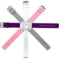 thumbnail image 2 of VAVC 18mm Watch Straps - Silicone Quick Release Soft Rubber Replacement Watch Bands for Men and Women, 2 of 4
