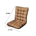 thumbnail image 3 of HAOAN Coussin de Chaise à Bascule en Solde Ensemble de Coussins de Remplacement pour Chaises Berçantes pour Intérieur Résistant à l'Eau Extra Confortable Coussins de Siège Capitonnés et Coussin de Dossier Haut Antidérapant avec Attaches pour Extérieur, 3 of 6