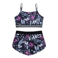 thumbnail image 3 of iiniim Kids Girls Camouflage Tank Crop Top Shorts Set Sports Workout Athletic Outfit Dancewear, 3 of 7