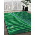 thumbnail image 3 of Ahgly Company Machine Washable Indoor Rectangle Transitional Medium Teal Green Area Rugs, 3' x 5', 3 of 7