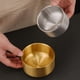 thumbnail image 4 of Pack of 2 Stainless Steel Rice Bowls with Easy Cleaning Surfaces Double Wall Tableware for Daily Home Use silver, 4 of 4
