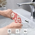thumbnail image 5 of Kll Beige Flowers Ultra Absorbent & Soft Hand Towels For Bath, Hand, Face, Gym And Spa-27.5x16in, 5 of 9