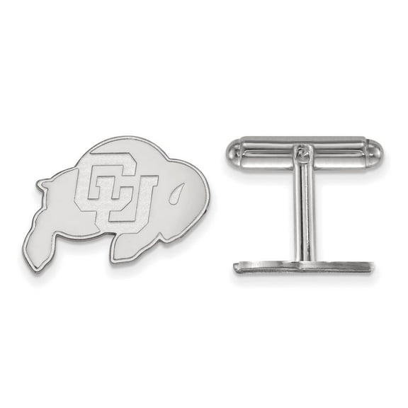 Men's University of Colorado Sterling Silver University of Colorado Cuff Links