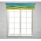 thumbnail image 1 of Cortina de ventana Valance Rod Pocke ABPHQTO Diseño abstracto Olas amarillas y verdes 30x130 cm, 1 of 1