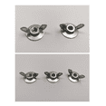 thumbnail image 4 of 20PCS Hurricane Shutter Wing Nuts, Hurricane Shutters Wing Nut Driver and Storm Shutter Wing Nuts 1/4-20 Wing Nut,20PCS Hurricane Shutter Wing Nuts,Silver, 4 of 6