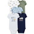 thumbnail image 1 of Carter's 5 Pk Short Sleeve Bodysuits Daddy's Little Helper, 9 Months, 1 of 2