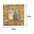 thumbnail image 4 of Marco de fotos de estilo vintage Portarretratos Resina Escritorio Estilo retro de marco de fotos de pared para dormitorio Regalo Sala de dibujo Decora, 4 of 9