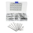 thumbnail image 4 of KAKOWELY Cotter Pin 420pcs 304 Stainless Steel Cotter Pin Clip Key Fastener Fitting Assortment Kit6.93"X3.94"X0.87", 4 of 4