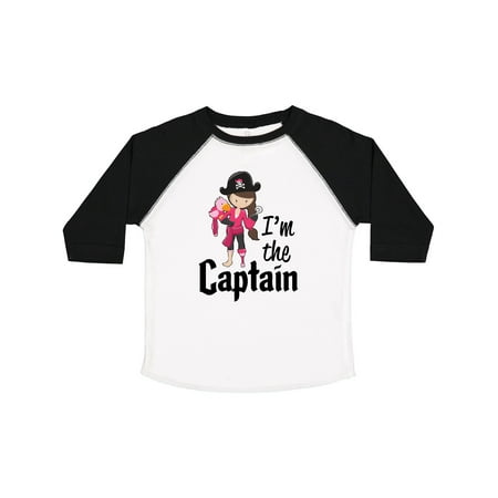 

Inktastic I m the Captain- Pirate Girl Gift Toddler Toddler Girl T-Shirt