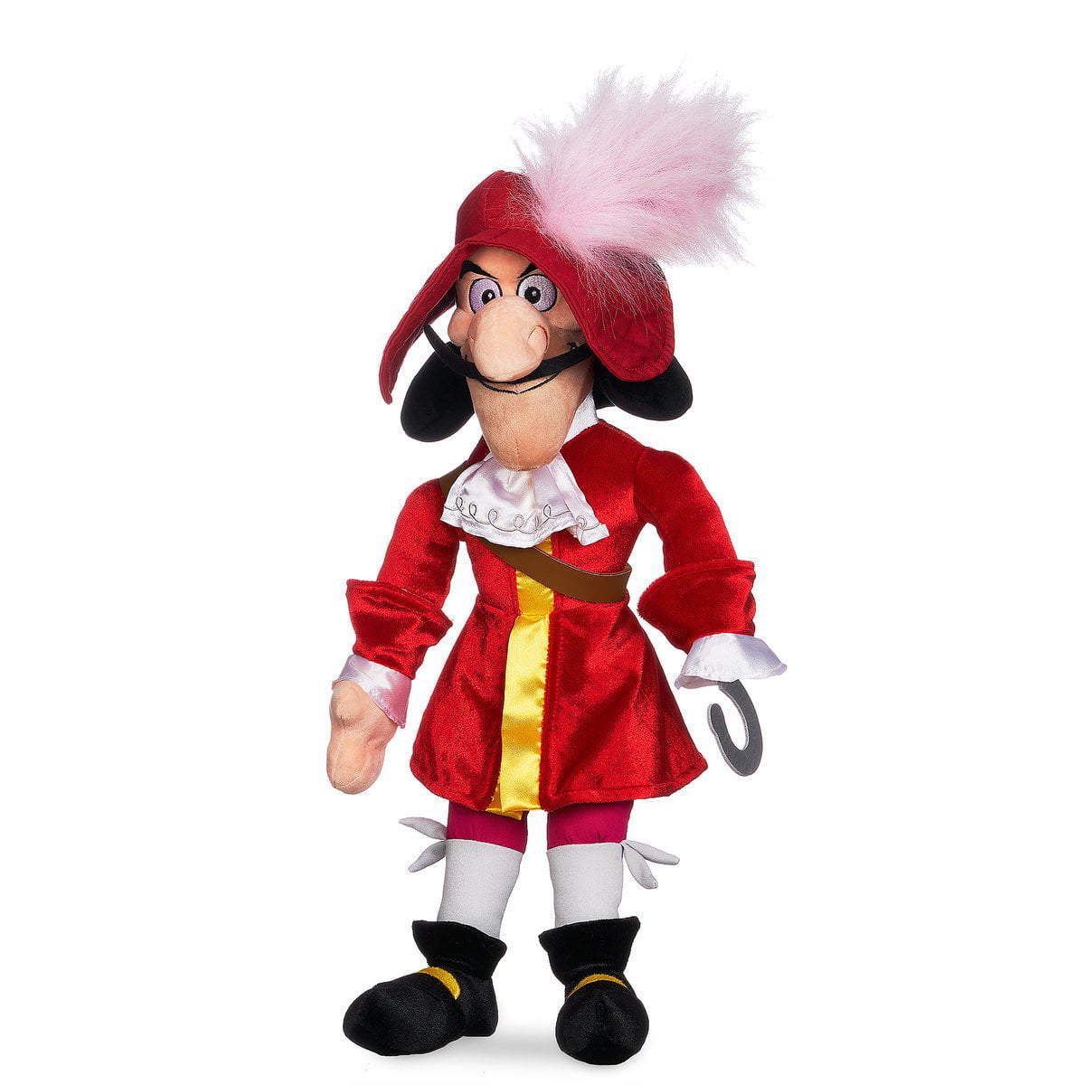 Disney Store Captain Hook Peter Pan Plush Doll Medium 21'' New