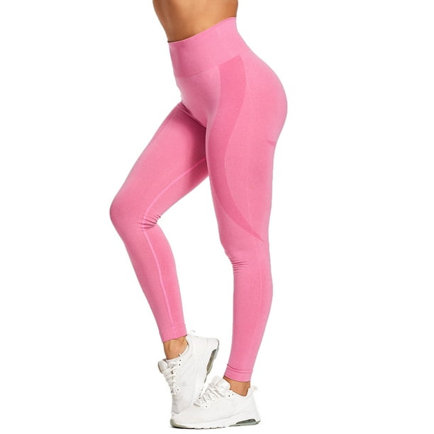 ALING Women Yoga Pants High Waist Workout Seamless Yoga Leggings Fitness  Yoga Gym Workout Pants Slim Long Leggings Pants Trousers Butt Lift Tight 